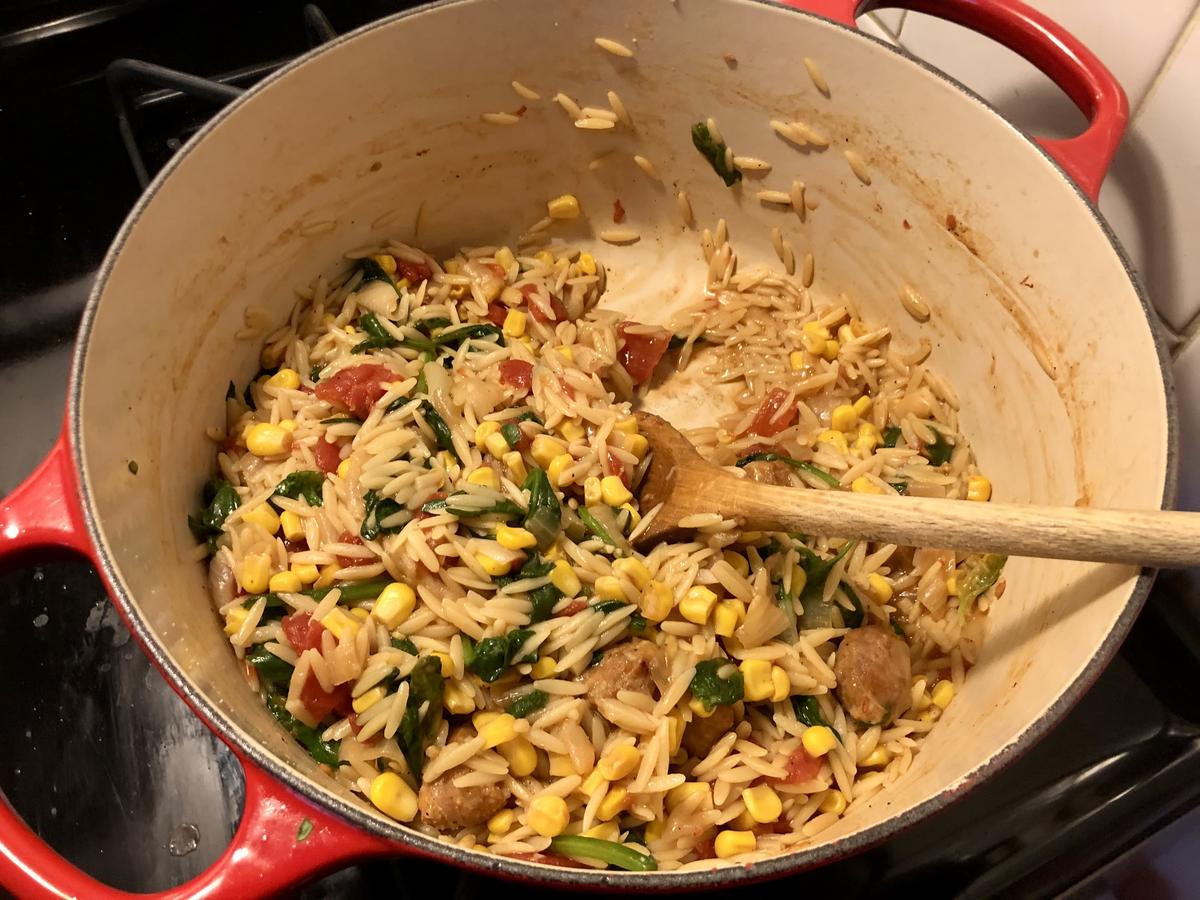 one_pot_orzo_with_sausage_spinach_and_corn.jpeg